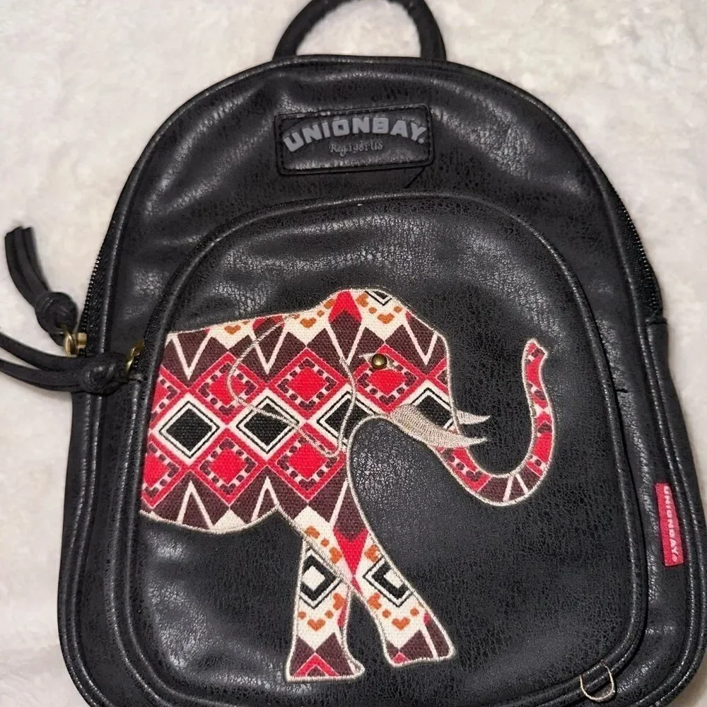 UNIONBAY Bombay Elephant motif mini backpack